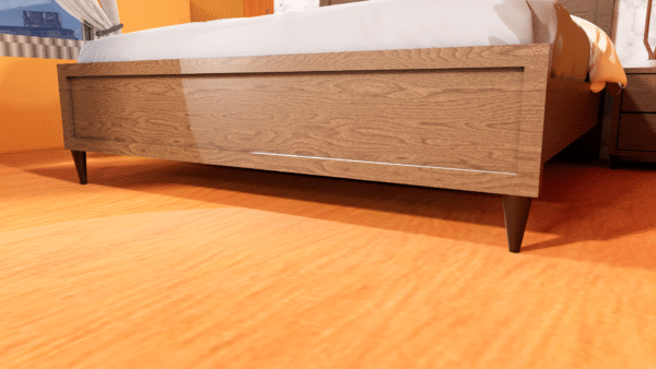 Wooden Frame Bed - Image 2