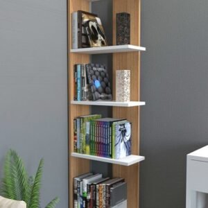 Corner Loft – 5-Tier Wooden Corner Shelf Stand