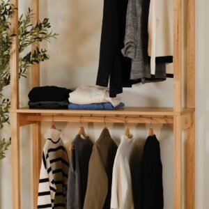 Wardrobe Mate – Wooden Clothes Hanger Stand