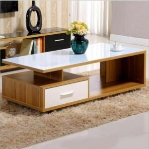 Urban Nest – Dual-Layer Coffee Table with Storage