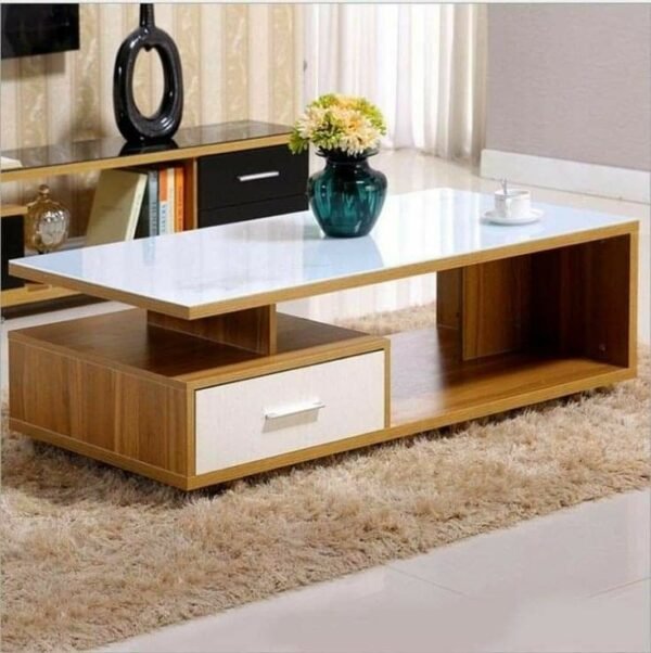 Urban Nest – Dual-Layer Coffee Table with Storage