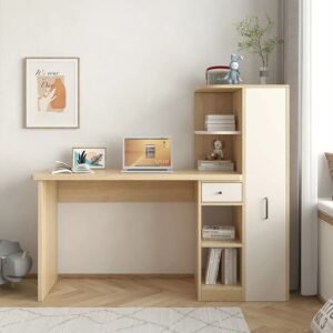 Scholar Nest – Study Table with Bookshelf & Storage