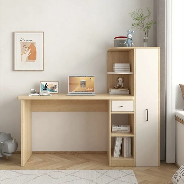 Scholar Nest – Study Table with Bookshelf & Storage