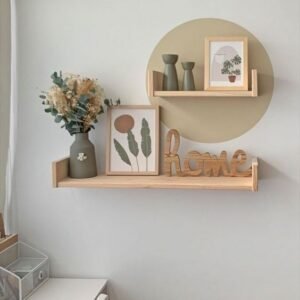 Duo Deck – Minimal Floating Wall Shelf Set