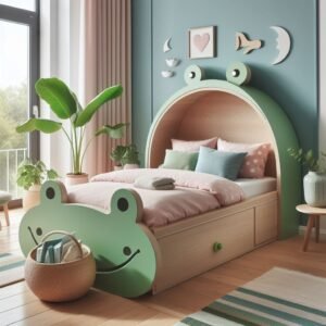 Dino Fun – Kids’ Single Bed with Dinosaur Theme