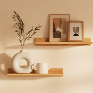 Frame Line – Dual Floating Shelves with Picture Ledges