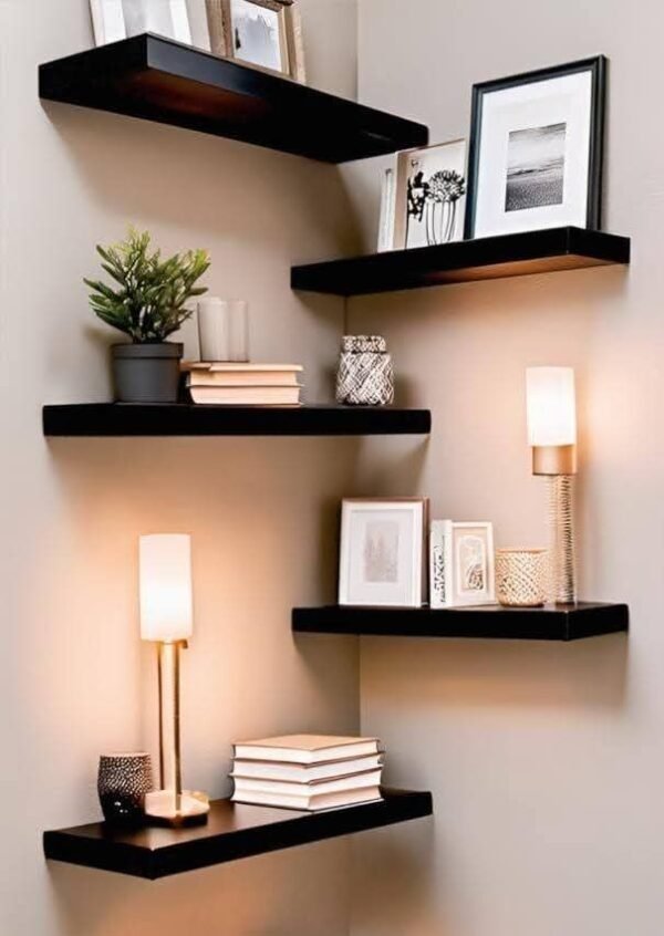 Urban Float – Floating Wall Corner Shelves