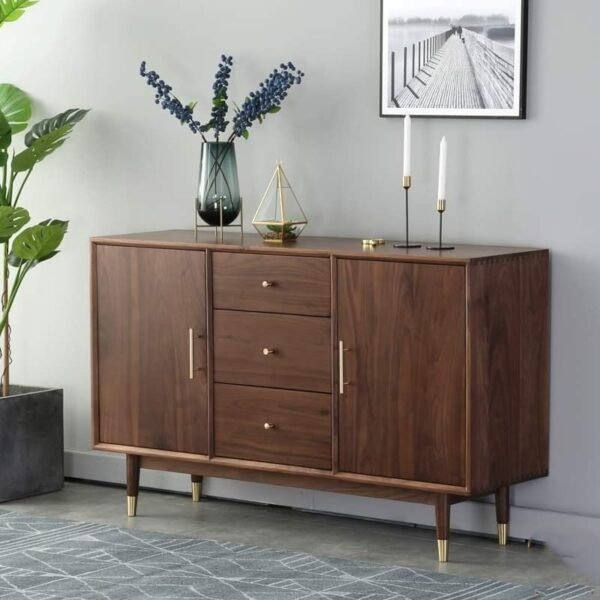 Midwood Classic – Retro Sideboard with Drawers & Tapered Legs
