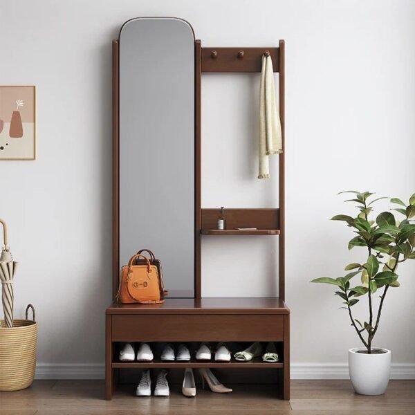Dresser Hanger – Wooden Dressing Unit with Mirror & Hanger