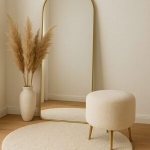 Soft Glow – Arched Mirror with Rounded Frame