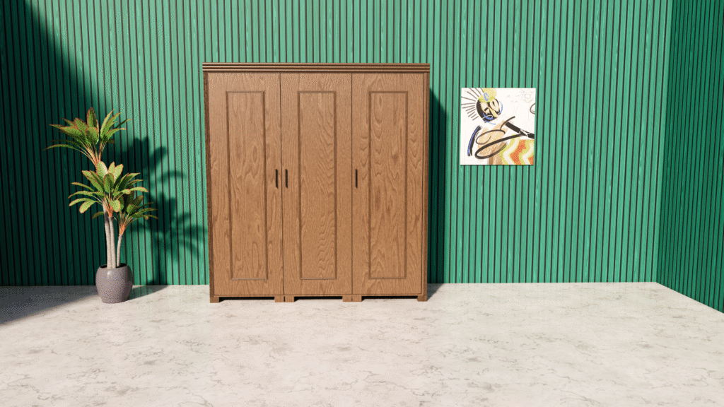 PrimeLine – Minimalist Double-Door Wardrobe