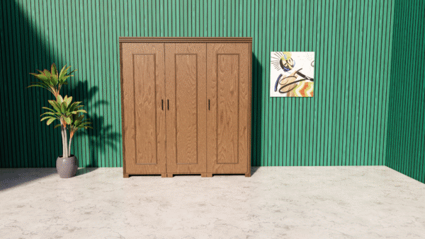PrimeLine – Minimalist Double-Door Wardrobe