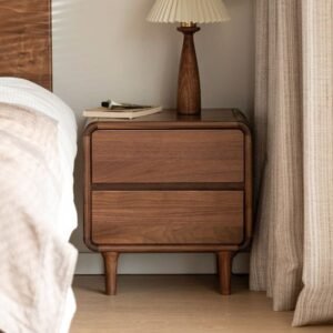 Rustic Elegance Bedside Table