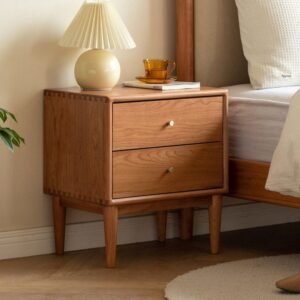 Rounded Edge Bedside Table