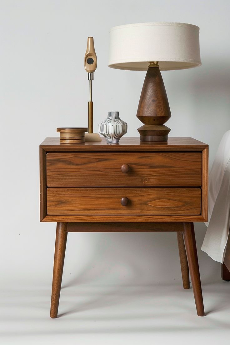 Classic Walnut Bedside Table Classic Walnut Bedside Table