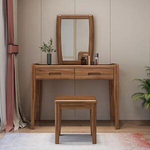 warm wood modern vanity