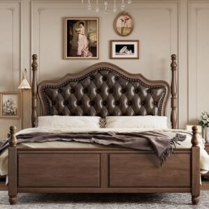Ebony Crown Bed