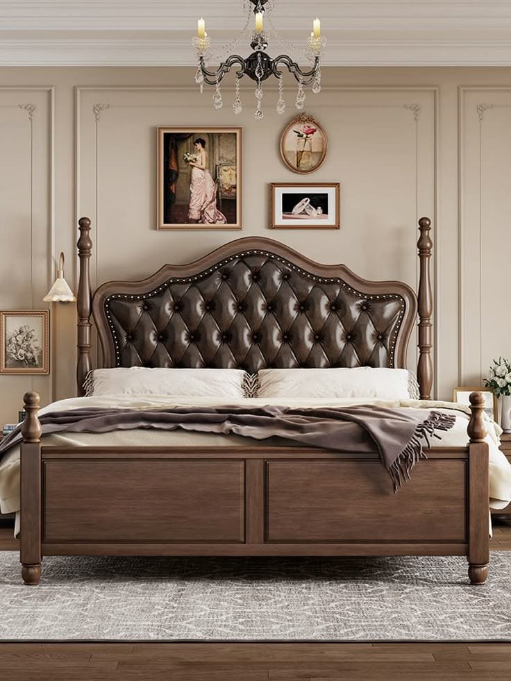 Ebony Crown Bed Ebony Crown Bed