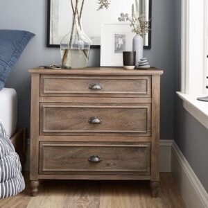 Vintage Charm Bedside Table