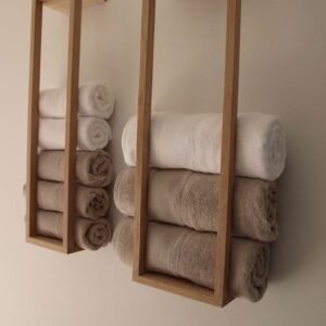 HangerEase – Wooden Wall-Mounted Cloth Hanger