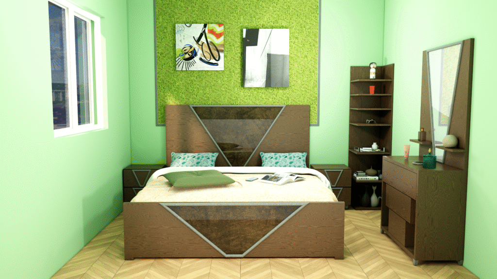 Fresh Compact Bedroom