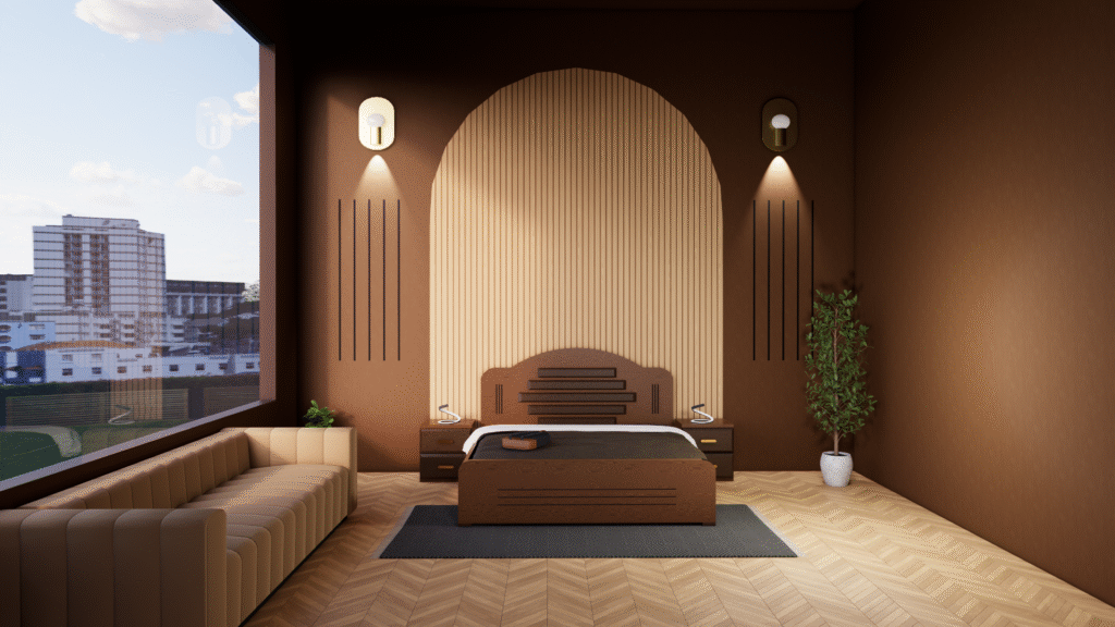 Soft Contrast Bedroom