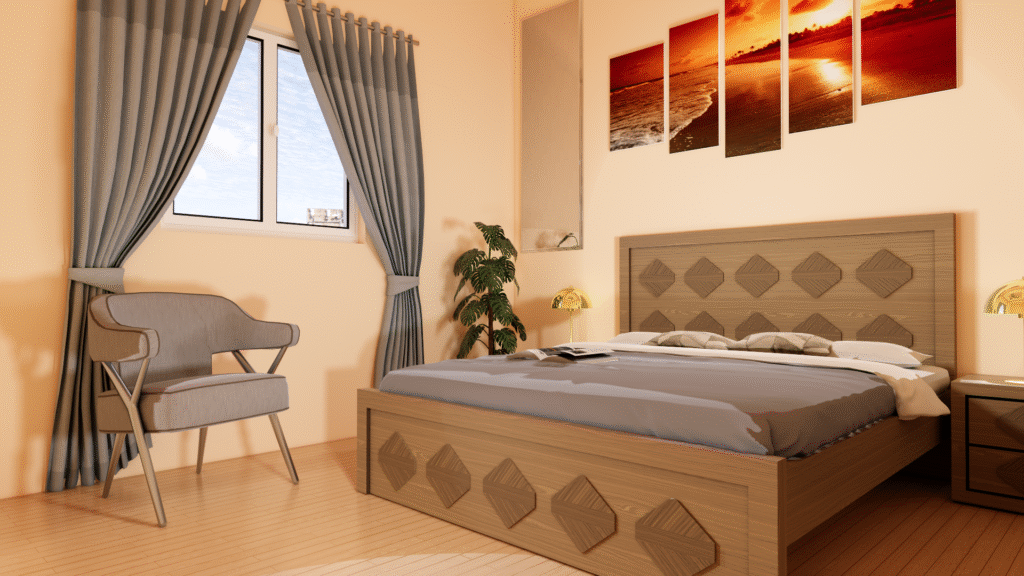 fifth bed side 2 view homodenza