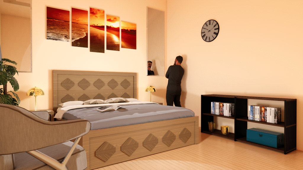 fifth bed side view homodenza