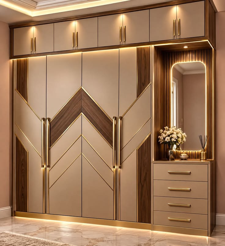 Luxury Chevron Wardrobe Luxury Chevron Wardrobe