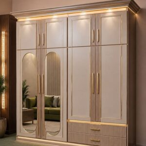 Classic Glass Door Wardrobe