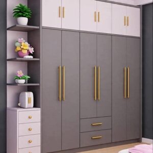 Modern Grey Storage Wardrobe