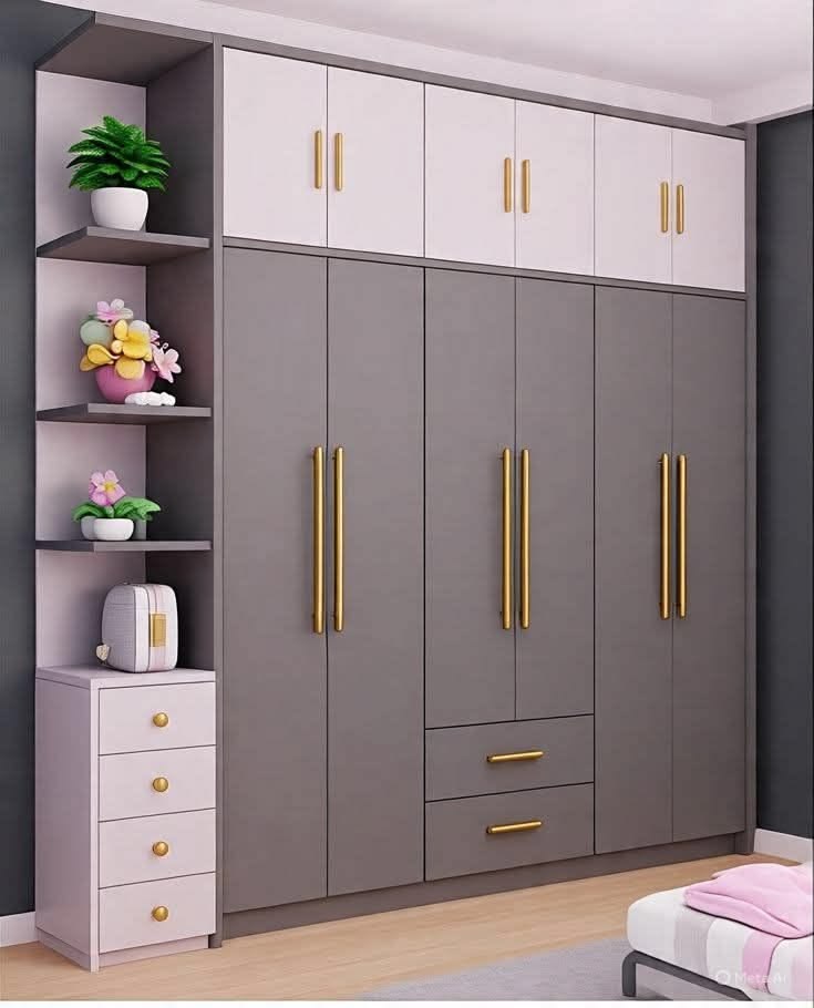 Modern Grey Storage Wardrobe Modern Grey Storage Wardrobe