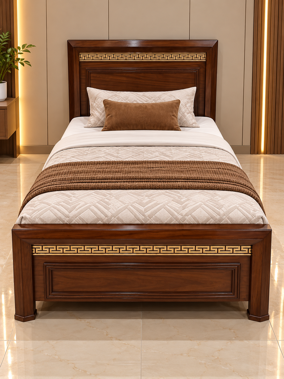 Sheesham Luxury Panel Bed Sheesham Luxury Panel Bed