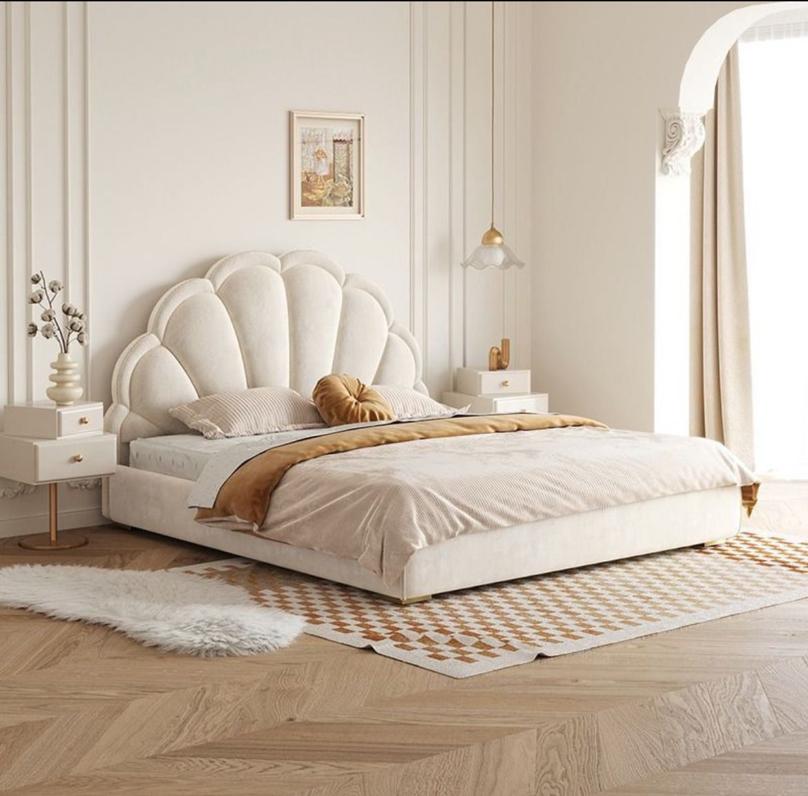 Classic Tufted Headboard Bed Classic Tufted Headboard Bed