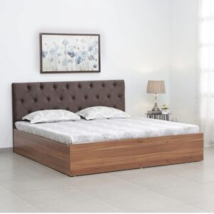 Tufted Walnut Lamination Bed