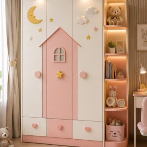 Princess Pink Kids Wardrobe