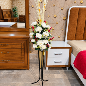 Golden Bloom Console Arrangement