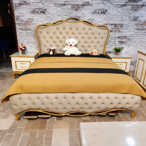 Ivory Royale Tufted Bed