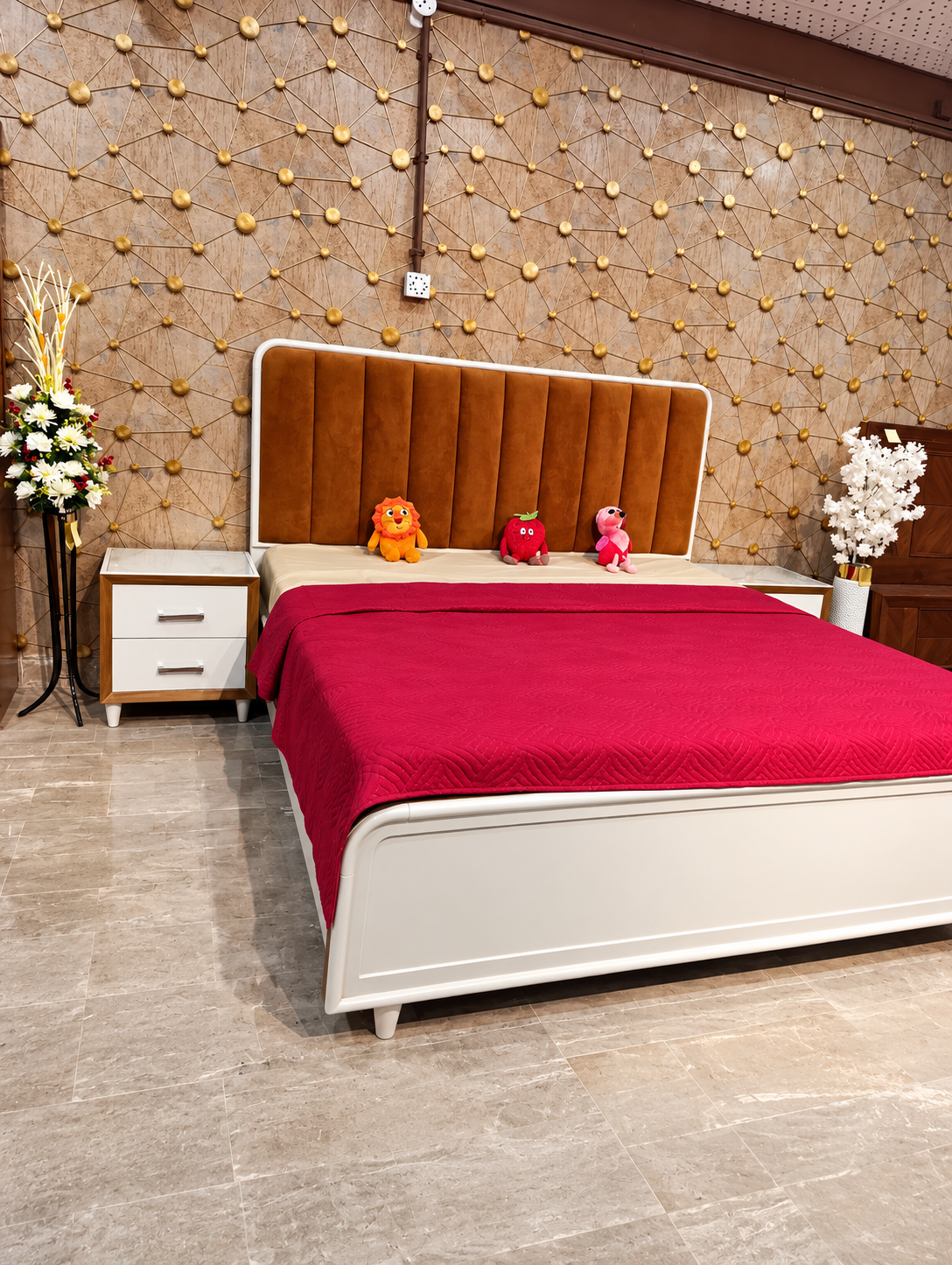 Symmetry Luxe Upholstered Bed