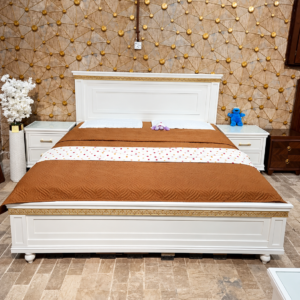 Classic Ivory Gold Bed