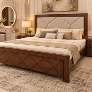Walnut Majesty Bedroom Bed