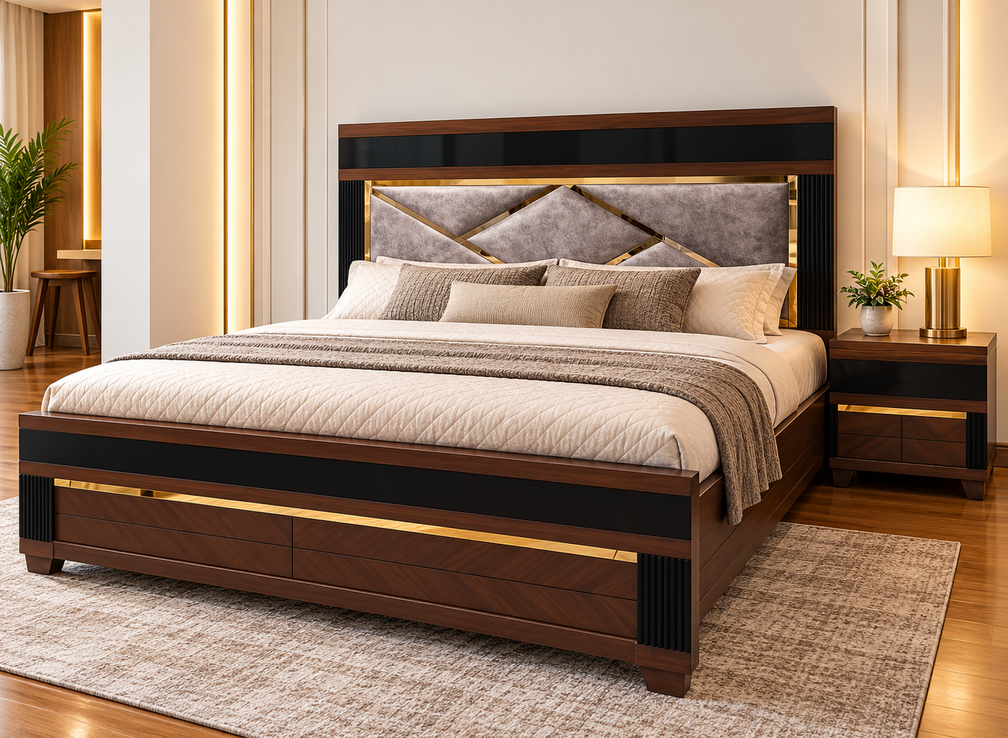 Chevron Luxe Designer Bed Chevron Luxe Designer Bed