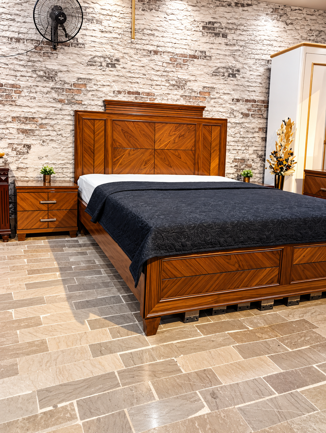 Walnut Reflection bed Walnut Reflection bed