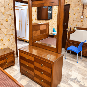 Polished Walnut Dresser