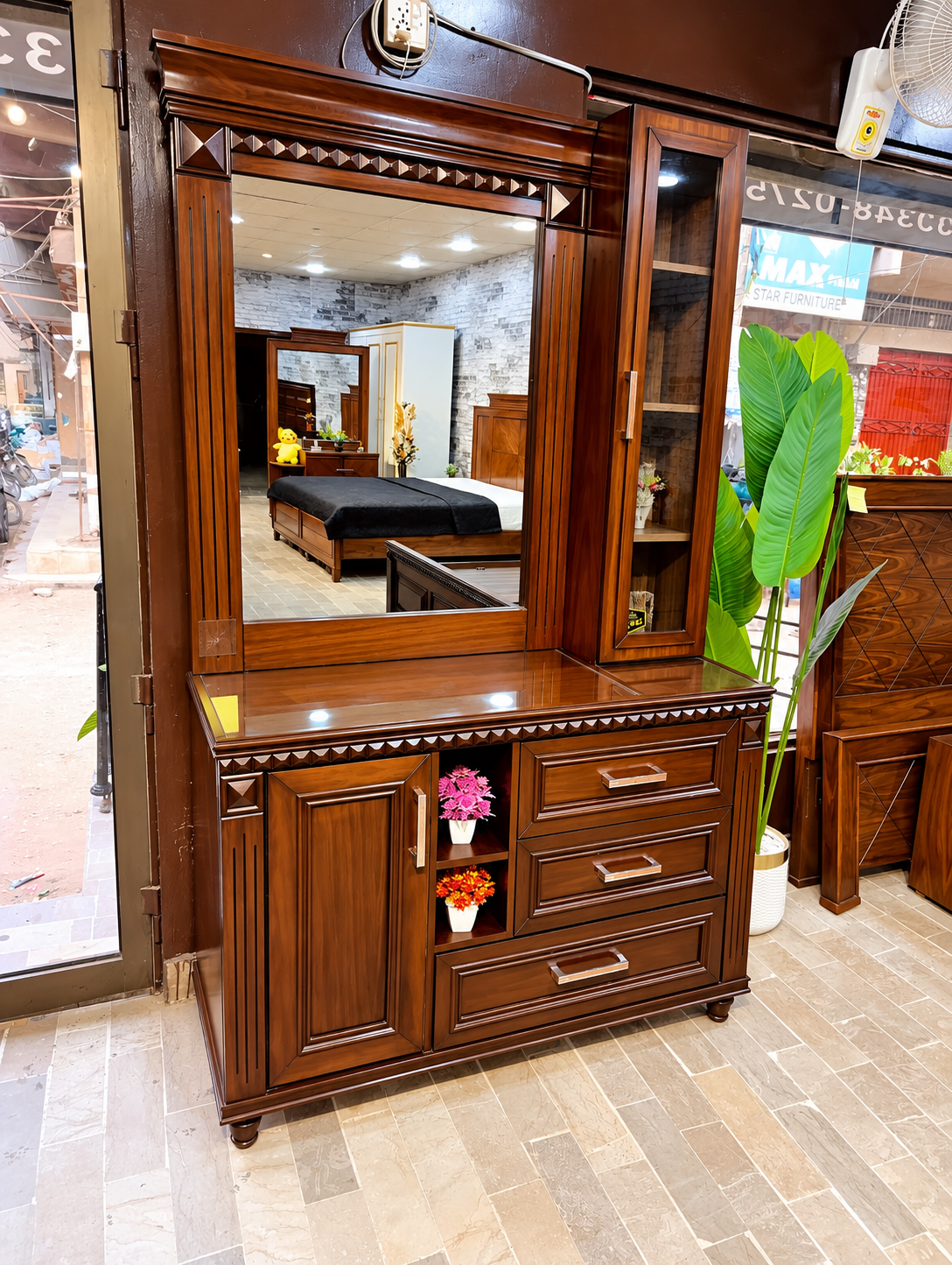 Walnut Reflection Vanity Walnut Reflection Vanity