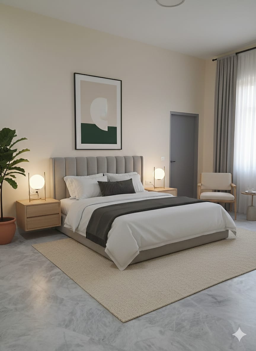 Ivory Haven Upholstered Bed Ivory Haven Upholstered Bed